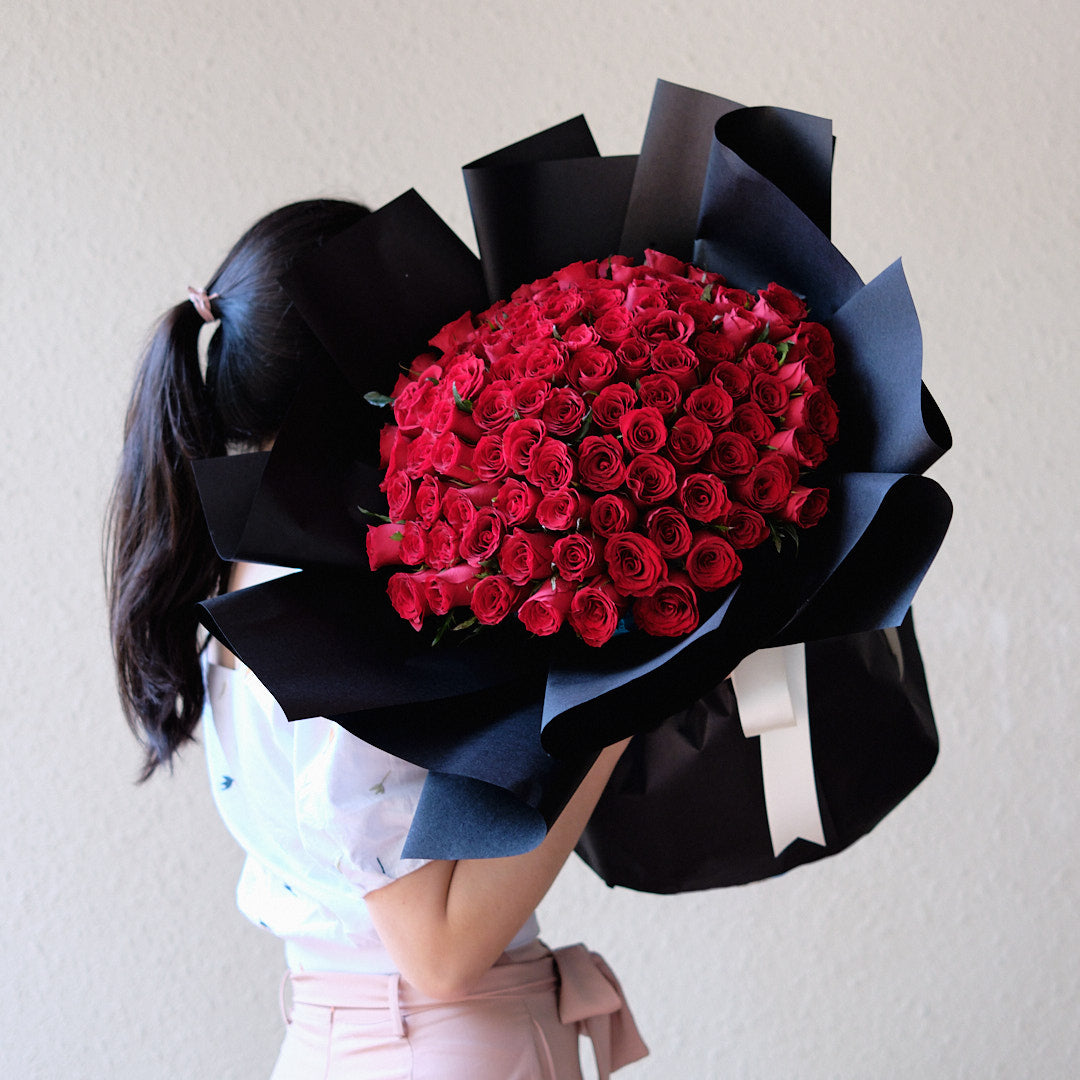 The Classic 99 Roses Fresh Flowers Dakota Studios